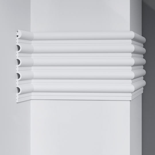 Декоративная 3D панель Decomaster Дюропрофиль D327 под покраску