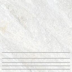 Ступень Керамин Базальт 8 белый 29,8x29,8 см