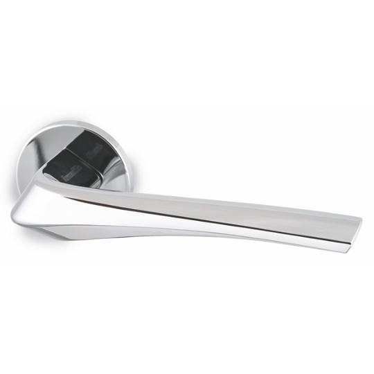 Дверная ручка на тонкой розетке Armadillo Urban Slim R.URS52.FLAME CP-8 хром