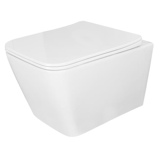 Унитаз подвесной безободковый Azario Boca AZ-2002 сиденье микролифт