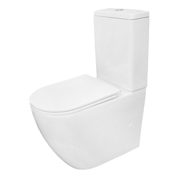 Унитаз-компакт безободковый Azario Grado AZ-2141 UQ1 сиденье микролифт смыв торнадо