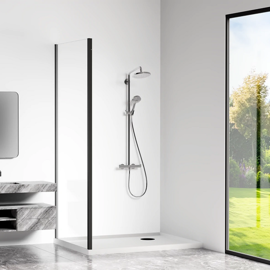 Боковая панель Bas Cube SP-90-C-B 90x190 черный профиль