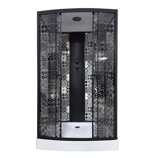 Душевая кабина Дана 025 116x80x213 с узором обои