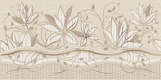 Декор Azori Romanico Flora 31,5x63 см