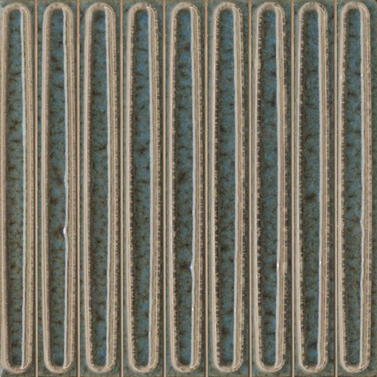 Декор чипсет Kerama Marazzi Далия бирюзовый темный 20x20 см KMD2SOB002BN