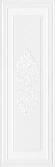 Декор Kerama Marazzi Монфорте белый панель матовый 40х120 см ректификат 14042R\3F