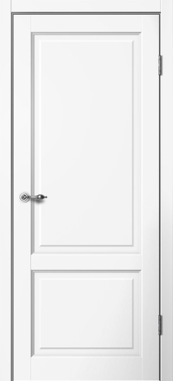 Межкомнатная дверь Flydoors Classic С02 Эмалит белый ДГ