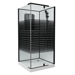 Душевая кабина Grossman GR270QL/R 100x100x205 без крыши стекло с рисунком