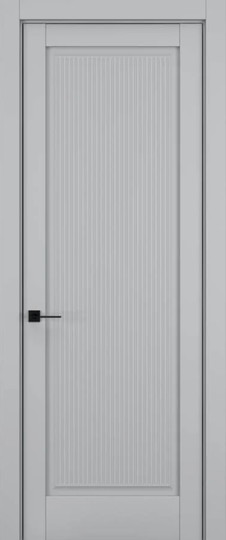 Межкомнатная дверь Hausdoors Фактурные линии 3 Шеллак серый ДГ