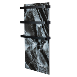 Полотенцесушитель электрический керамический Luxor Black Onyx 2 черный