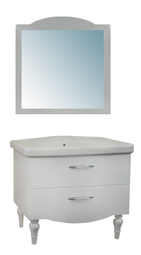 Комплект мебели для ванной Azario Luxury 95 белый