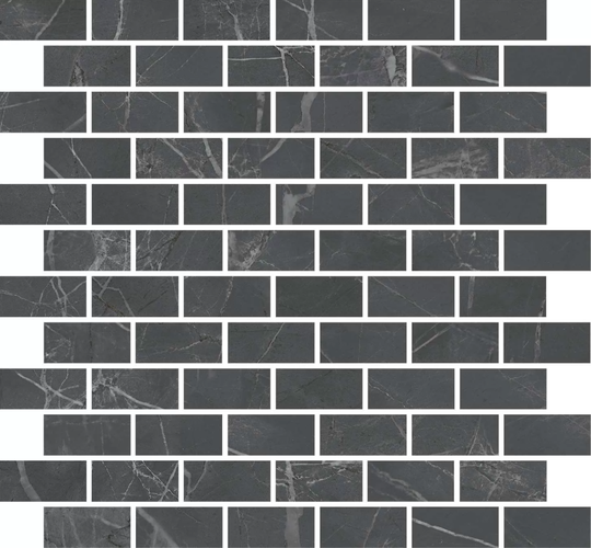 Декор Kerama Marazzi Буонарроти серый темный мозаичный 32х30 см MM13106T