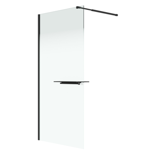 Душевая перегородка Niagara Nova NG-582-12Black 120x200 стекло белый градиент