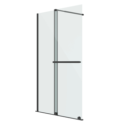Душевая перегородка Niagara Nova NG-671-90Black 90x200 стекло прозрачное