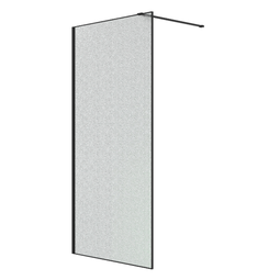 Душевая перегородка Niagara Nova NG-781-90Black 90x200 эффект битого стекла