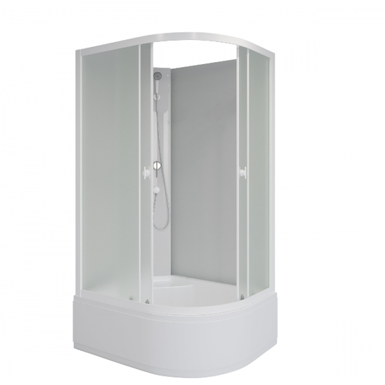 Душевая кабина Niagara Promo P90/80/40L/R/MT/BK 90x80x195 матовое стекло без крыши