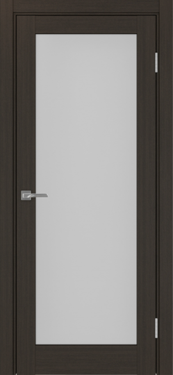 Межкомнатная дверь OPorte Турин 501.2 Венге стекло мателюкс