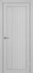 Межкомнатная дверь OPorte Турин 544.12 Дуб серый стекло мателюкс