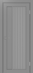Межкомнатная дверь OPorte Турин 544.12 Серый стекло мателюкс