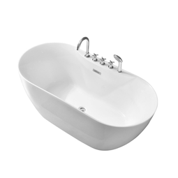 Ванна акриловая отдельностоящая Grossman Classic GR-12501-1 160x75 со смесителем на борту