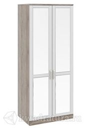 Шкаф Прованс для одежды с 2 стеклянными дверями 580