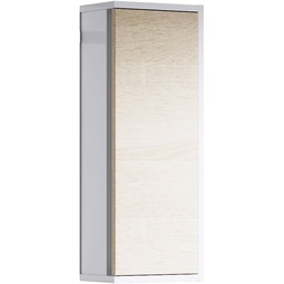 Шкаф навесной для ванной Aqwella Майами 25 дуб сонома