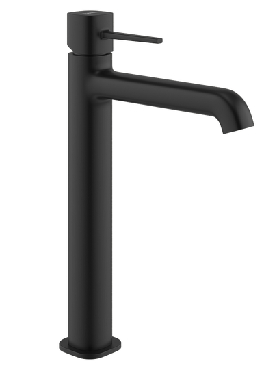 Смеситель для раковины Stworki Эстерсунд S31020BK высокий черный