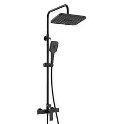 Душевая система Stworki Готланд S13165BK черная матовая