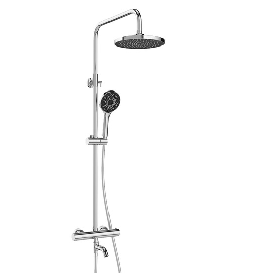 Душевая система Stworki Готланд S13170CR с термостатом хром