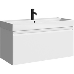 Тумба с раковиной Aqwella Pure 100 белый