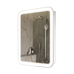 Зеркало-шкаф Alavann Vanda Lux 60 белый с подсветкой