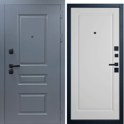 Входная дверь VFD Status Муар серый/Glanta Steel